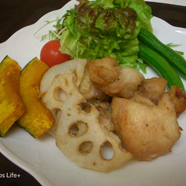 米粉で鶏唐揚げ