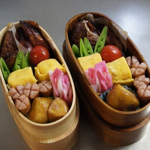 若いかの煮つけ弁当