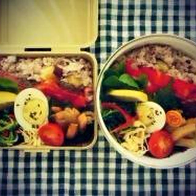 *銀たらとサツマイモ入りごはんのお弁当♪