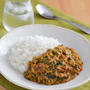 ほうれん草のキーマカレー。フライパンで炒めるだけ。【農家のレシピ帳】