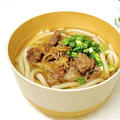 ちょっと…寒くないですか？ と あったか【甘辛肉うどん】