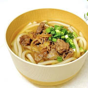 ちょっと…寒くないですか？ と あったか【甘辛肉うどん】