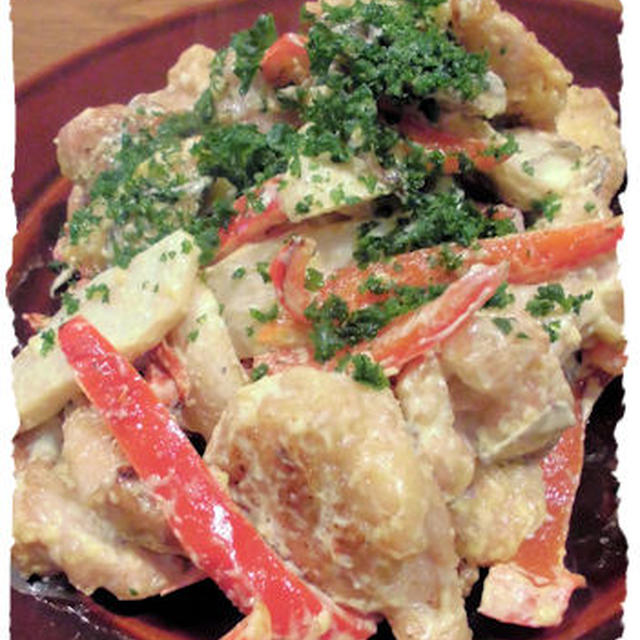 新作誕生～♪【ハニーマヨチキン竜田】定食＆【スフレ】