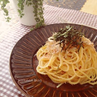 タラコとジャコのバター醤油パスタ for マ・マー 早ゆでパスタレシピコンテスト