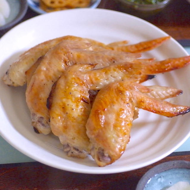 魚焼きグリルで焼く手羽先☆皮パリ&お肉ジューシー