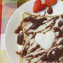 バレンタインの朝はチョコソースで甘～いbreakfast♪