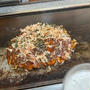 お好み焼きのソースが沁みたぁー