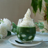 冷たくしても柔らか白玉！抹茶白玉フロート♪　秘密は〇〇〇