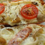 【国産小麦・白神こだま酵母】　バゲット＆リュスで作る、簡単ピザ？