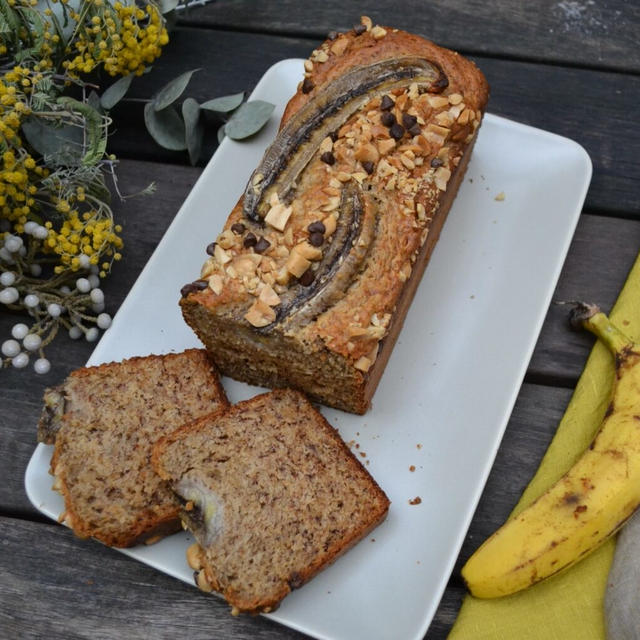 Peanut Butter Banana Bread ピーナッツバターバナナブレッド