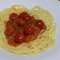 プチトマトのパスタ