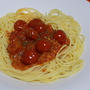 プチトマトのパスタ