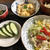 PABLOのチーズケーキ&ムネ肉と野菜たっぷりペペロンチーノ風