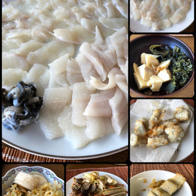 初日は持ち込んだ食材で家宴会