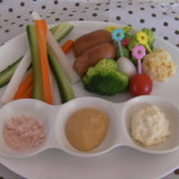 子どもとマゼマゼ簡単ディップ