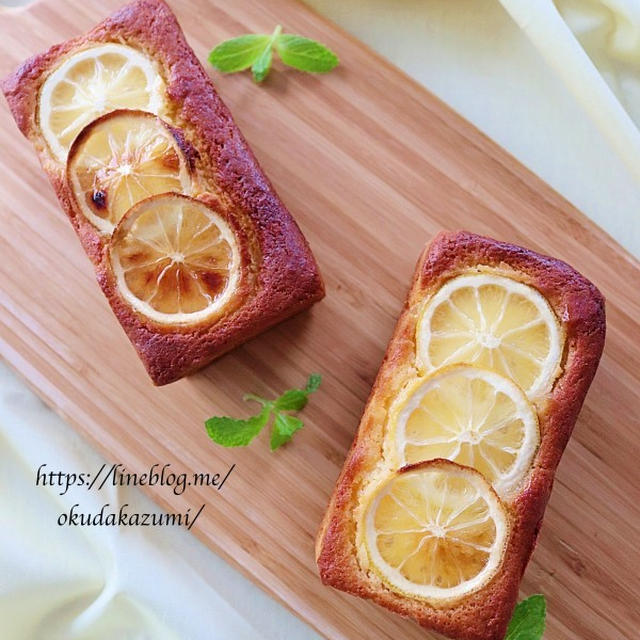 外はサクッと中はふっくら！【はちみつレモンの塩パウンドケーキ】#cotta #塩スイーツ
