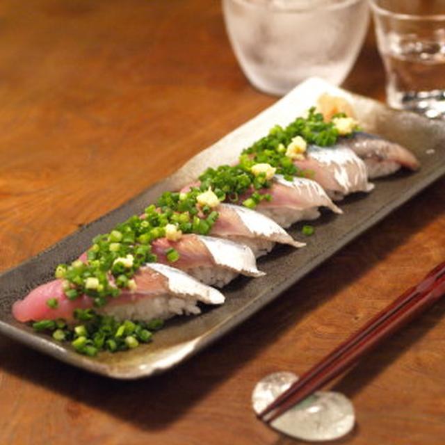 秋刀魚の握り寿司