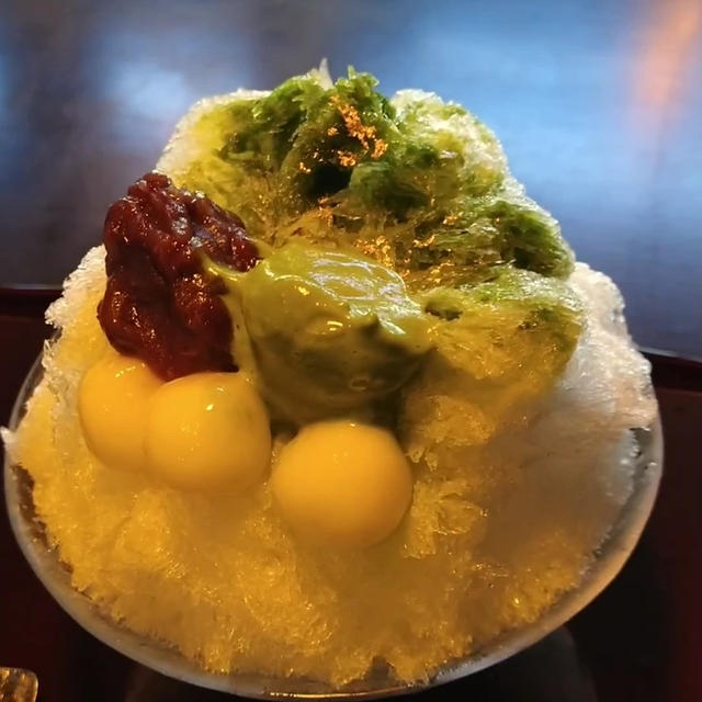 金沢旅行記　見城亭カフェで贅沢抹茶かき氷