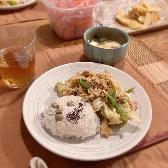 レトルト素みたいな味ができた⭐︎回鍋肉で晩ごはん