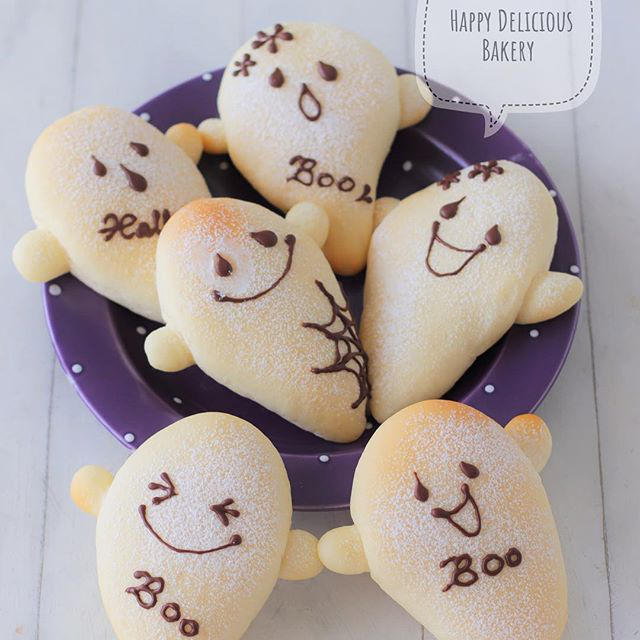 レシピブログさんの連載は『ハロウィン前におばけちゃんパン』