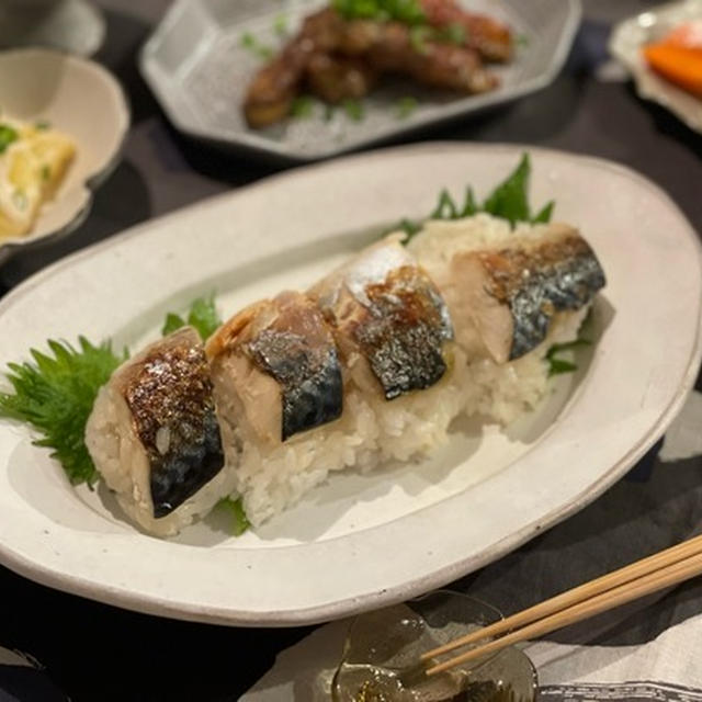 冷凍切り身で簡単にできる♪焼き鯖寿司の夜ごはん &楽天マラソンの予習とか