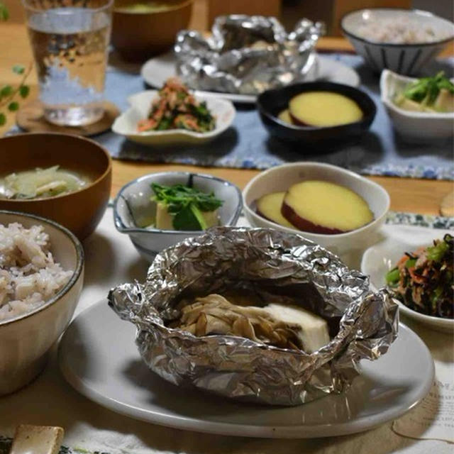 晩ごはんと朝ごはん。