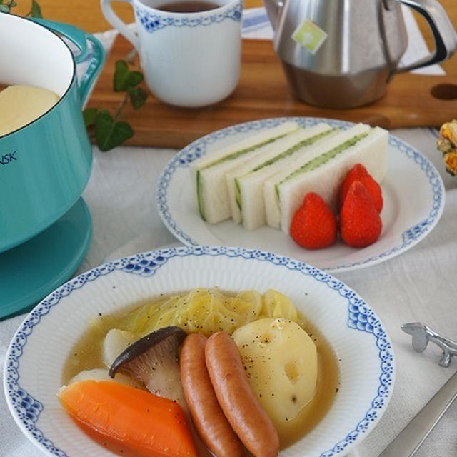 野菜が美味しい朝ごはん