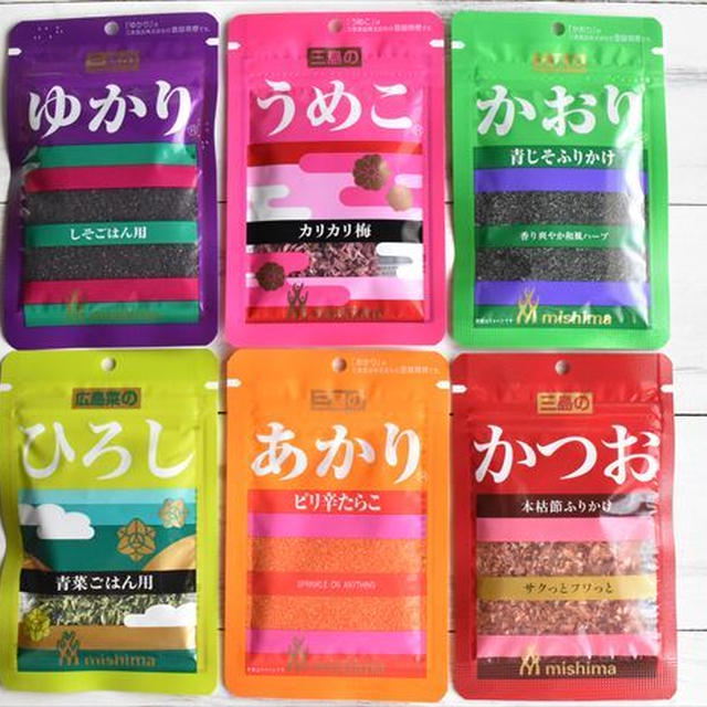 お花見弁当にもぴったり！三島食品のふりかけシリーズ♪見た目も鮮やか！味も文句なし！