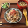 本日の日替わり定食【電子レンジですぐできる！豚丼定食】