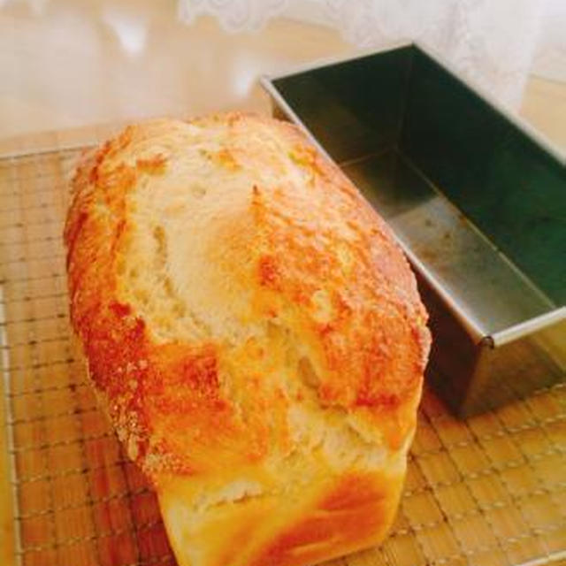 パウンド型バタートップミニ食パン♪