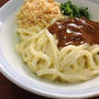 朝麺は「釜玉カレーうどん」
