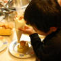 モンテールさんのケーキに飾り付け♪