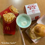 マックのチキンタツタ明太子チーズと森永ラムネシェイク♡