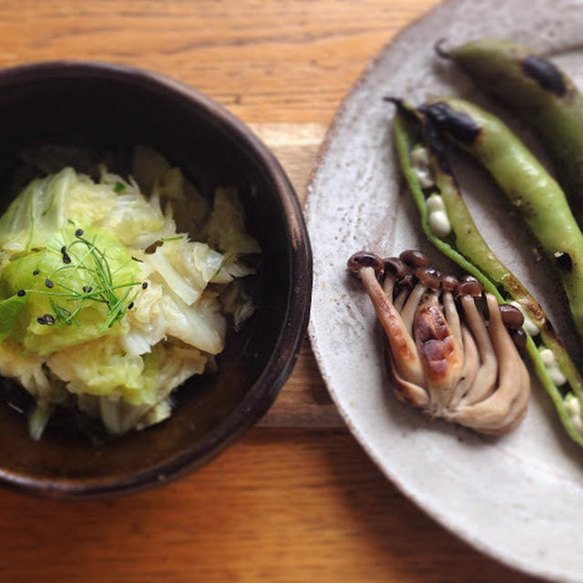 サボイキャベッジのことこと煮と野菜の癒し