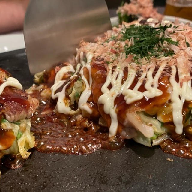 定期的に食べたくなる、お好み焼きの夜ごはん