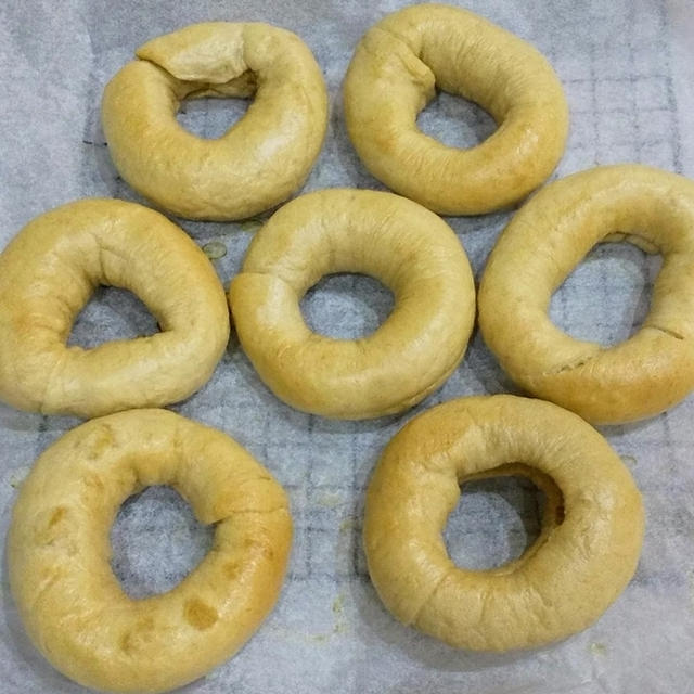 天ぷら粉でベーグル🥯