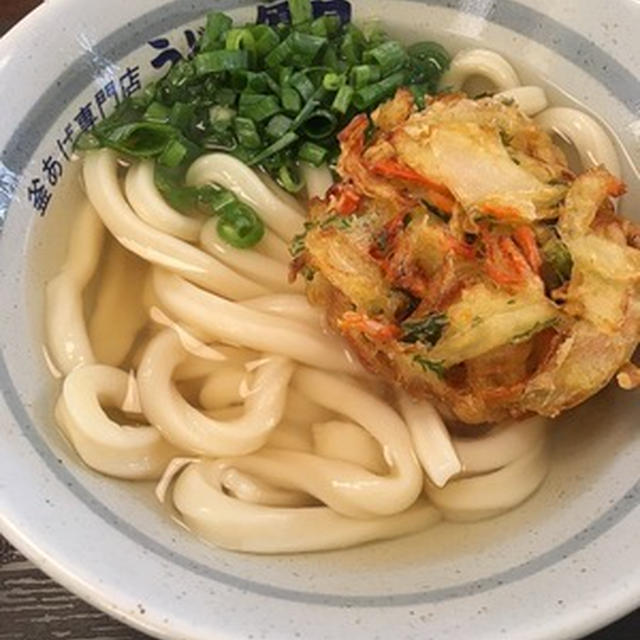 西条市の「優月」で朝うどん