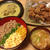 昨夜は三色そぼろ丼や鯵の唐揚げ～