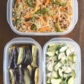 今回も”晩御飯を作るついでに”ちょこっと準備した作り置き（副菜3品）
