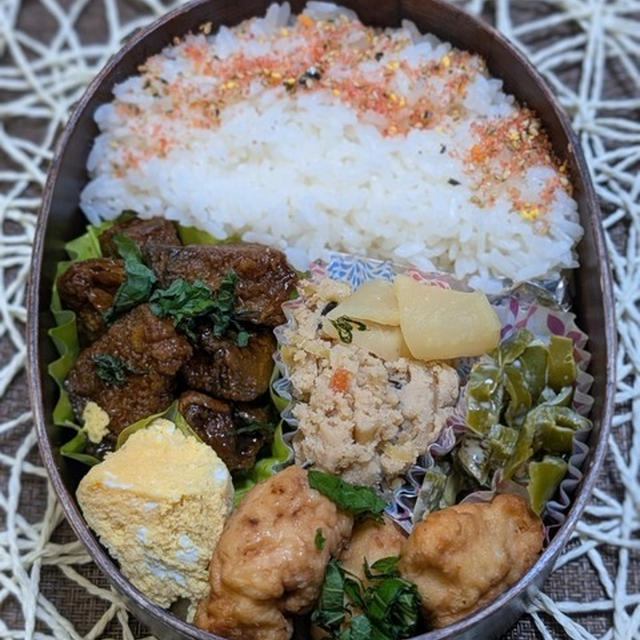 連休明け雨のスタート～夫のお弁当253