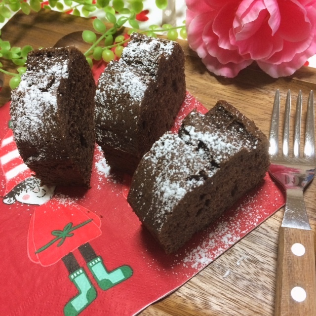 ワンボウルで☆簡単♪柚子と白あんのチョコパウンドケーキ作り