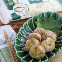 【#全粒粉】もっちり♪枝豆のチーズはんぺんバターじょうゆソテー