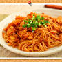 納豆豚キムチそうめんチャンプルー。