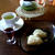 冷やしきなこ餅　まめ茶蜜