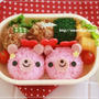 ピンクのクマちゃん＊キャラ弁