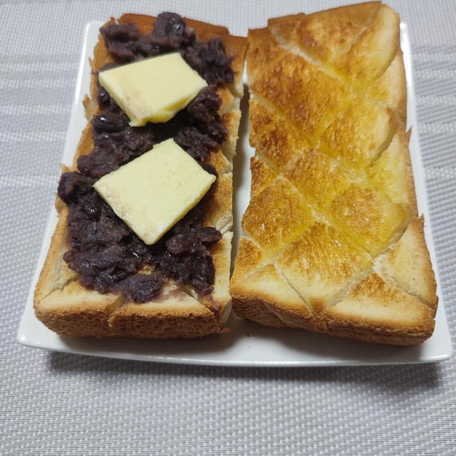 あんバタートースト