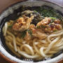 残り物で「穴子天うどん」
