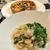 おだしをフュメドポワソン風に使って「鱈のラグー クリームパスタ」。