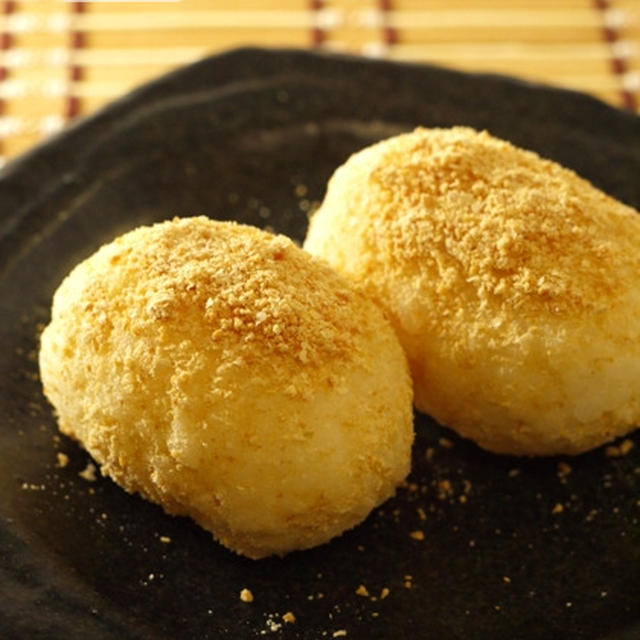 節分豆とごはんで作るおはぎ