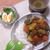 週末カレーと黒豆の煮汁食パン♪